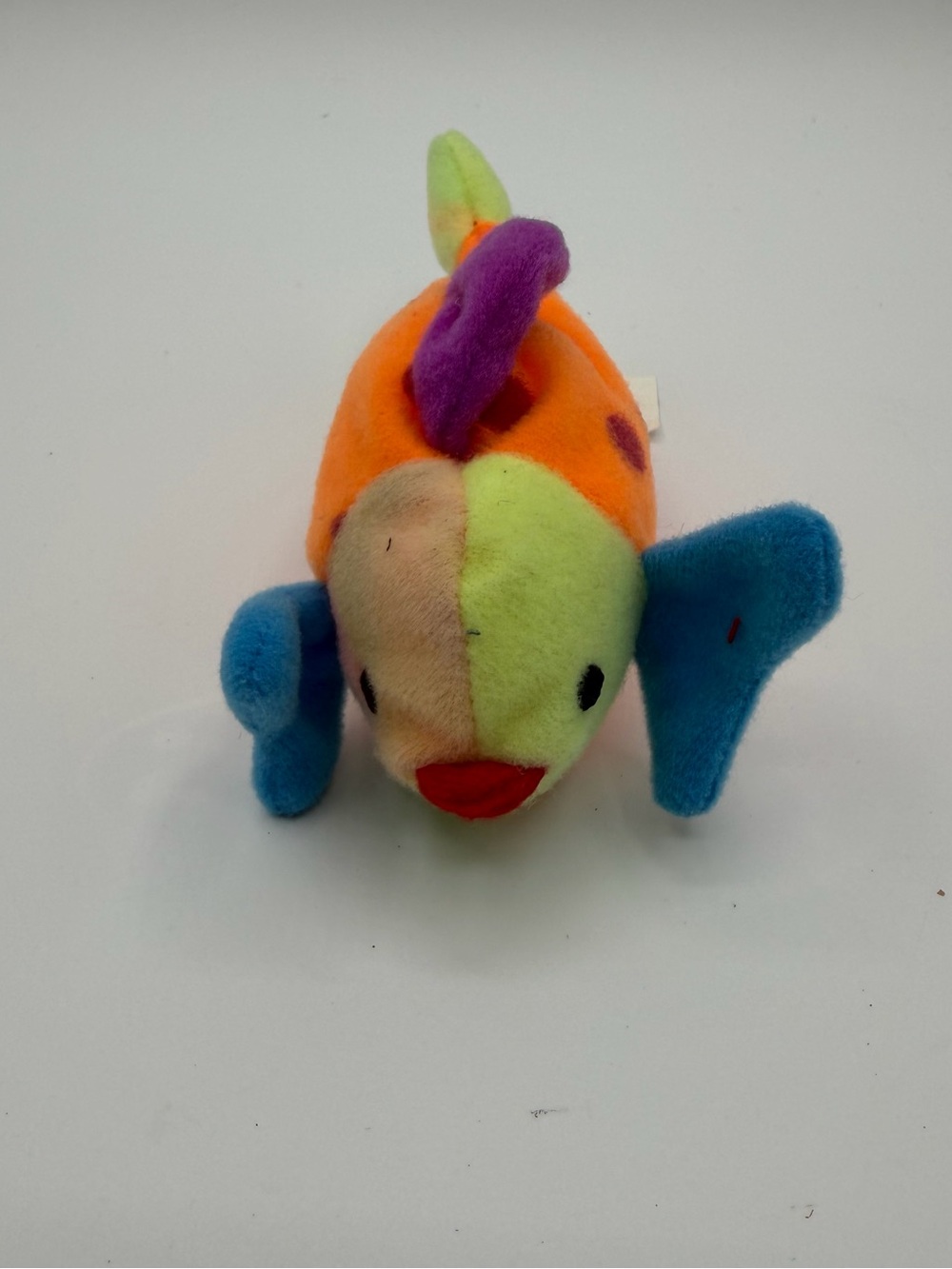 Ty Teenie Beanie Baby Lips Fish 1999 McDonald's Plush 4.5" Vintage Colorful